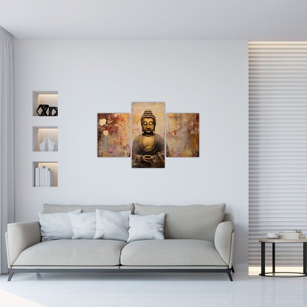 Tablou - Buddha, pictură (90x60 cm)
