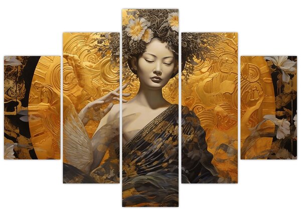 Tablou - Doamnă japoneză (150x105 cm)