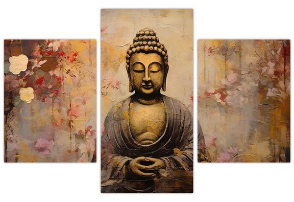 Tablou - Buddha, pictură (90x60 cm)