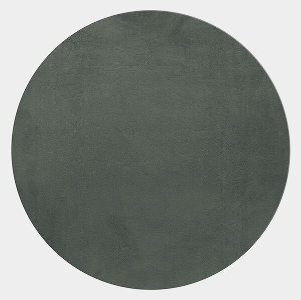 Covor Pouffy V1 Verde 120 x 120cm