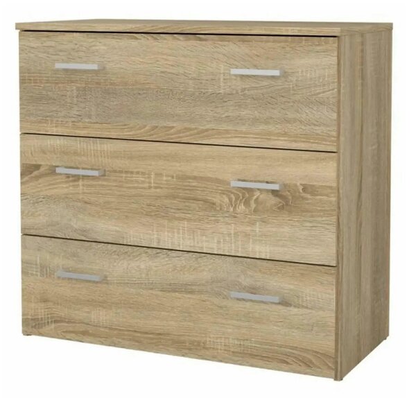 Comoda GARBO 3, stejar sonoma, PAL melaminat, 74x36x70 cm