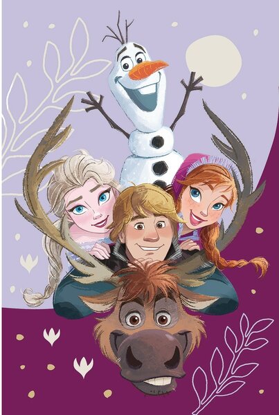 Pătură pentru copii Jerry Fabrics Frozen Family 03, 100 x 150 cm