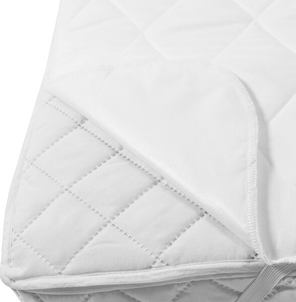 Protectie matlasata impermeabila si absorbanta pentru saltea 120x60 cm Kidizi, cu elastic pe colt