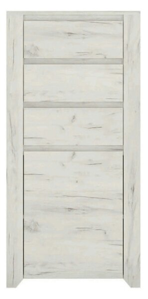 Comoda ANGEL TIP 35, alb, PAL melaminat, 56x40x116 cm
