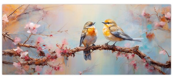 Tablou - Porumbeii (120x50 cm)