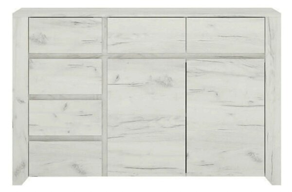 Comoda ANGEL TIP 42, alb, PAL melaminat, 119x40x77 cm