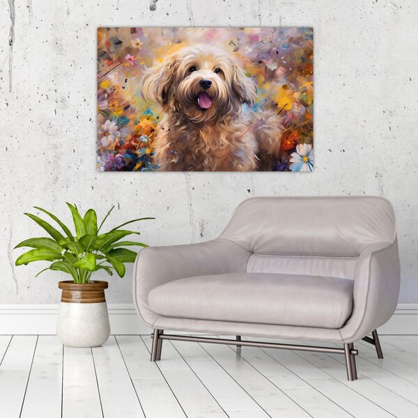Tablou - Happy Dog II. (90x60 cm)