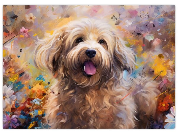 Tablou - Happy Dog II. (70x50 cm)