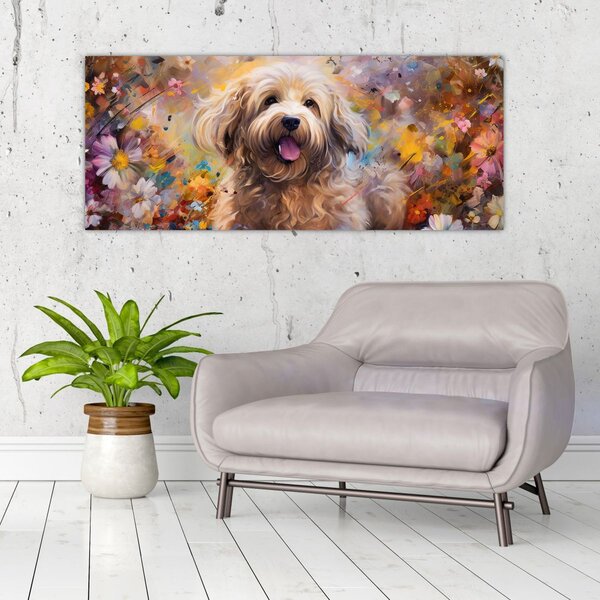 Tablou - Happy Dog II. (120x50 cm)