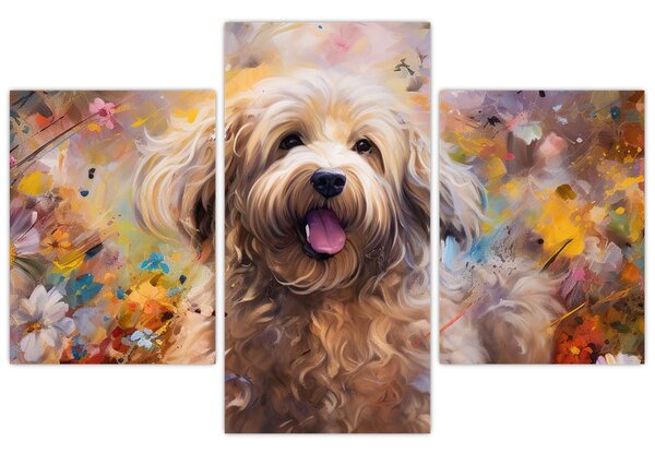 Tablou - Happy Dog II. (90x60 cm)