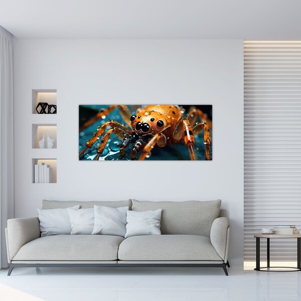 Tablou - Detaliu de păianjen (120x50 cm)
