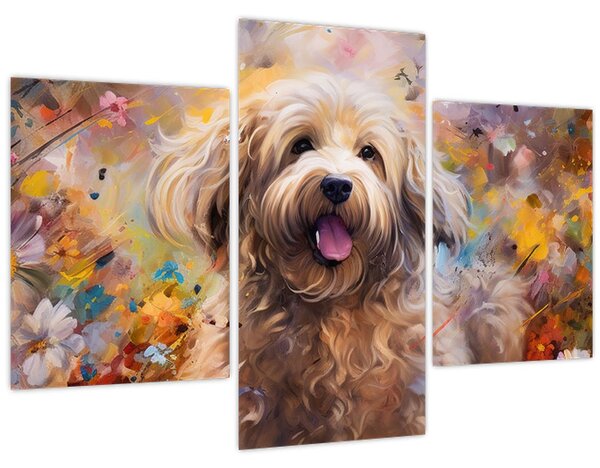 Tablou - Happy Dog II. (90x60 cm)