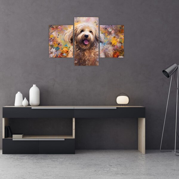 Tablou - Happy Dog II. (90x60 cm)