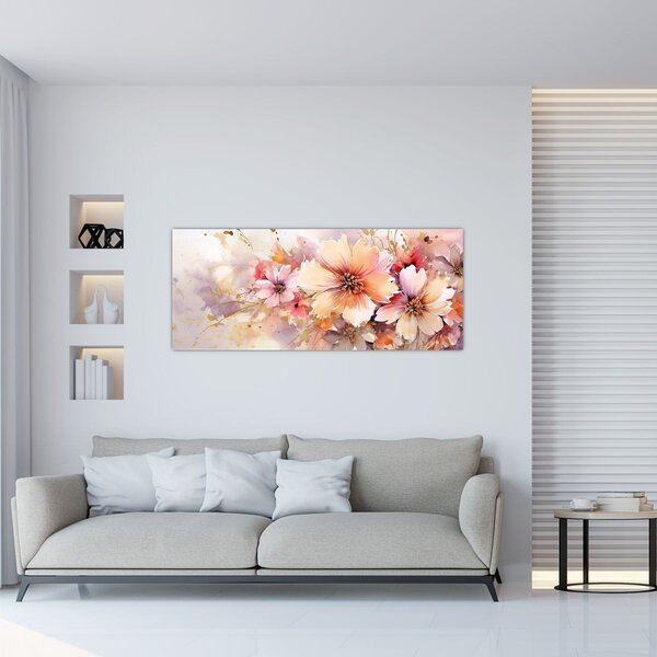 Tablou - Flori (120x50 cm)