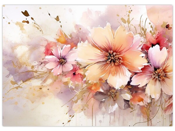 Tablou - Flori (70x50 cm)