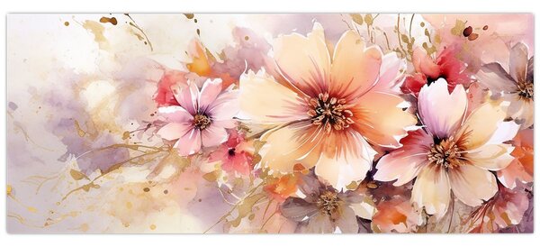 Tablou - Flori (120x50 cm)