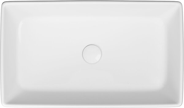 Cersanit City lavoar 60.5x36 cm dreptunghiular de blat alb luciu K35-047
