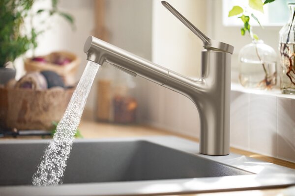 Hansgrohe Zesis M33 baterie bucătărie pe picior oţel inoxidabil 74800800