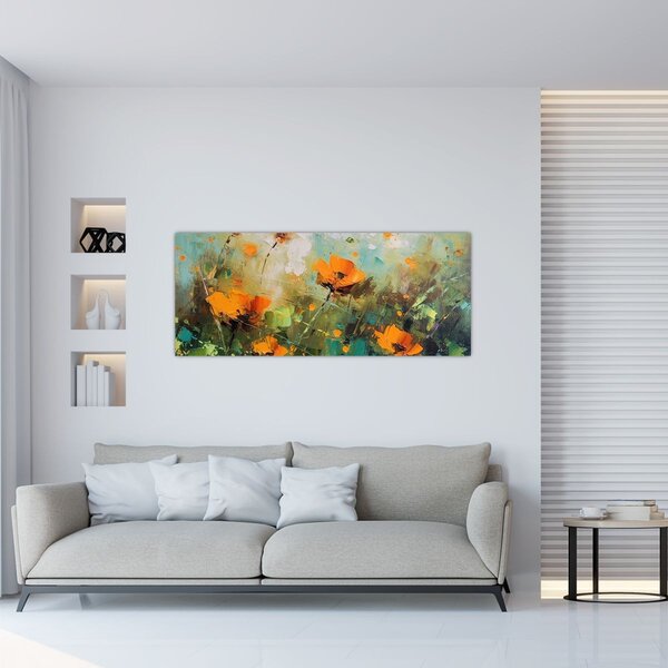 Tablou - Flori (120x50 cm)
