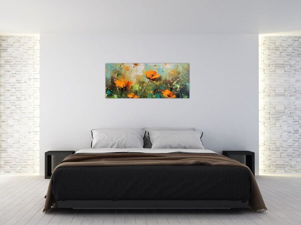 Tablou - Flori (120x50 cm)