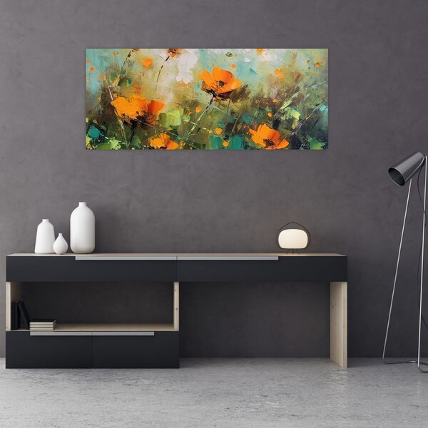 Tablou - Flori (120x50 cm)