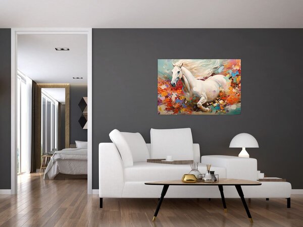 Tablou - Pictura unui cal (90x60 cm)