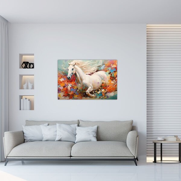 Tablou - Pictura unui cal (90x60 cm)