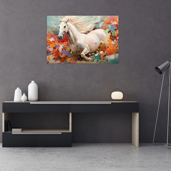 Tablou - Pictura unui cal (90x60 cm)
