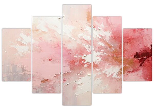 Tablou - Abstract roz (150x105 cm)