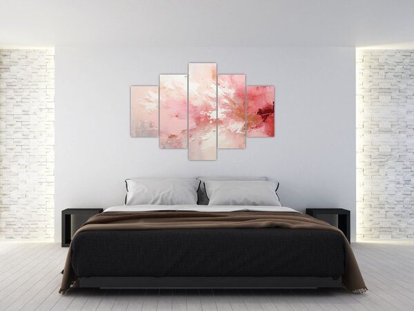 Tablou - Abstract roz (150x105 cm)