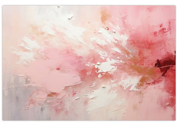 Tablou - Abstract roz (90x60 cm)