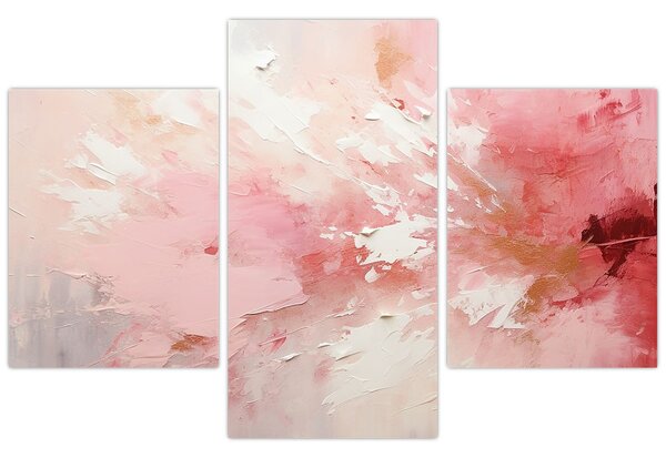 Tablou - Abstract roz (90x60 cm)