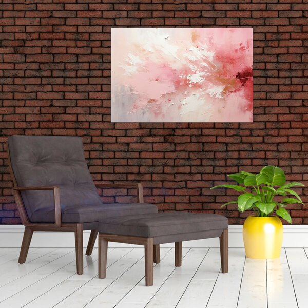 Tablou - Abstract roz (90x60 cm)
