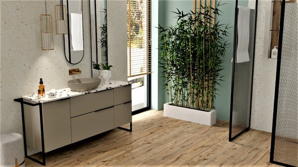 Elita Look dulap 80x44.9x63.5 cm sub chiuveta pe perete bej RE010801027020