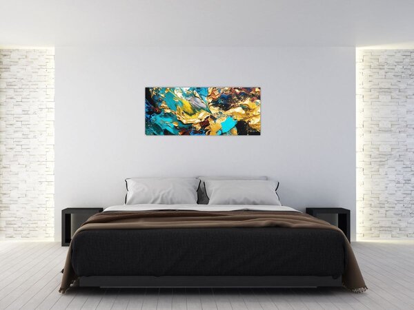 Tablou - Pictură în ulei texturată (120x50 cm)