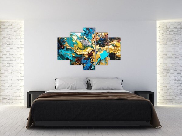 Tablou - Pictură în ulei texturată (150x105 cm)