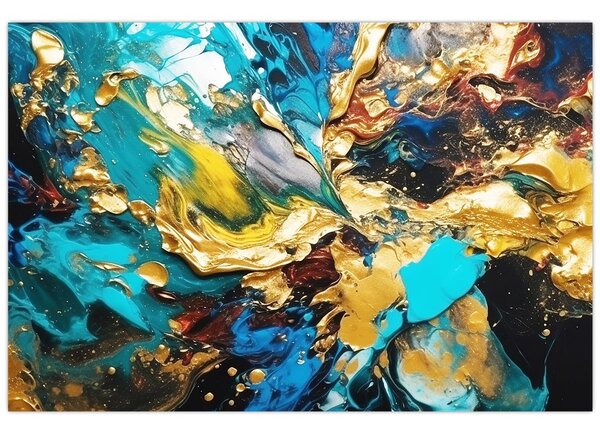 Tablou - Pictură în ulei texturată (90x60 cm)