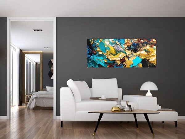 Tablou - Pictură în ulei texturată (120x50 cm)