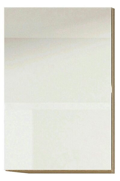 Dulap LINE ALB, alb lucios, PAL melaminat, cu o usa, 30x32x60 cm