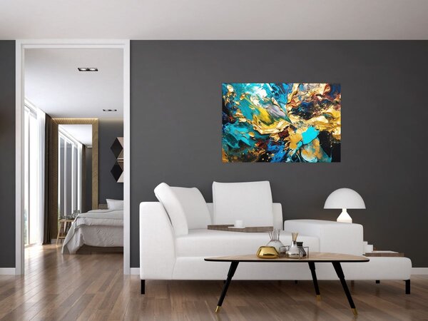 Tablou - Pictură în ulei texturată (90x60 cm)