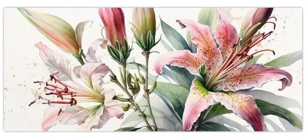 Tablou - Crinii, ilustrații (120x50 cm)