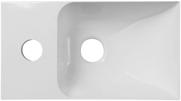 Sapho Small lavoar 30.8x17 cm dreptunghiular clasică-mobilier alb luciu PK300