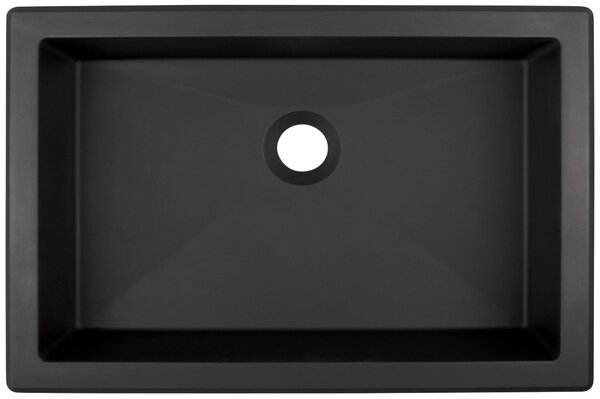 Deante Correo lavoar 50x35 cm dreptunghiular încastrat-sub blat negru mat CQR_NU5U