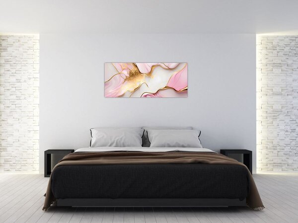 Tablou - Design de marmură (120x50 cm)