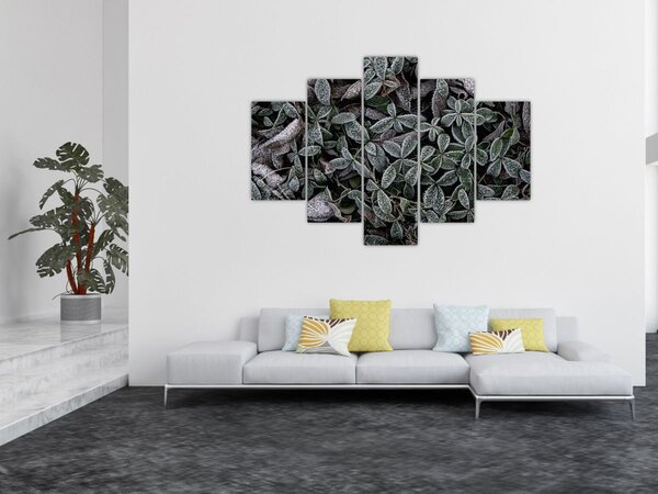 Tablou - Plante înghețate (150x105 cm)
