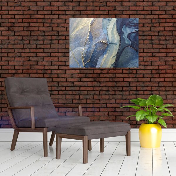 Tablou - Abstracție cu cerneală cu alcool (70x50 cm)