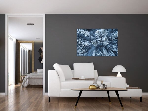 Tablou - Pădure înzăpezită (90x60 cm)