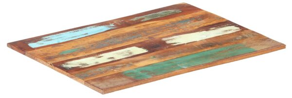 Blat masă dreptunghiular 70x90 cm lemn masiv reciclat 15-16 mm