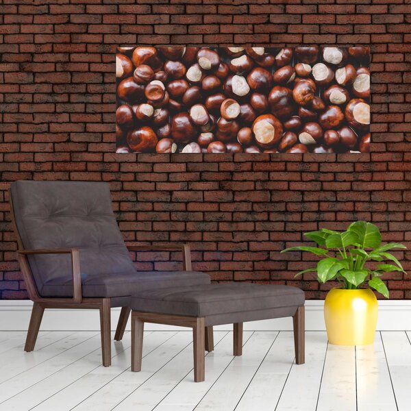 Tablou - Castane coapte (120x50 cm)
