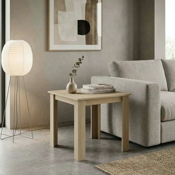 Masa KRAZ, stejar sonoma, DTD laminat, 80x80x75 cm